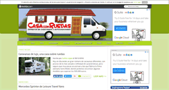 Desktop Screenshot of casaconruedas.com